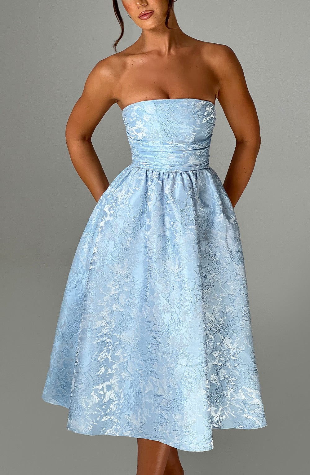 Saoirse Midi Dress Blue