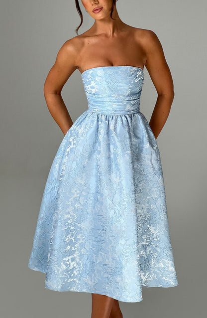 Saoirse Midi Dress Blue