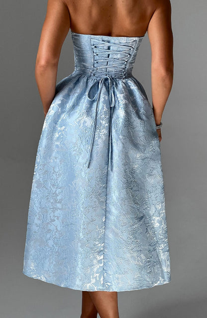 Saoirse Midi Dress Blue