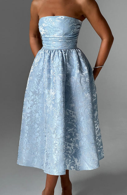 Saoirse Midi Dress Blue