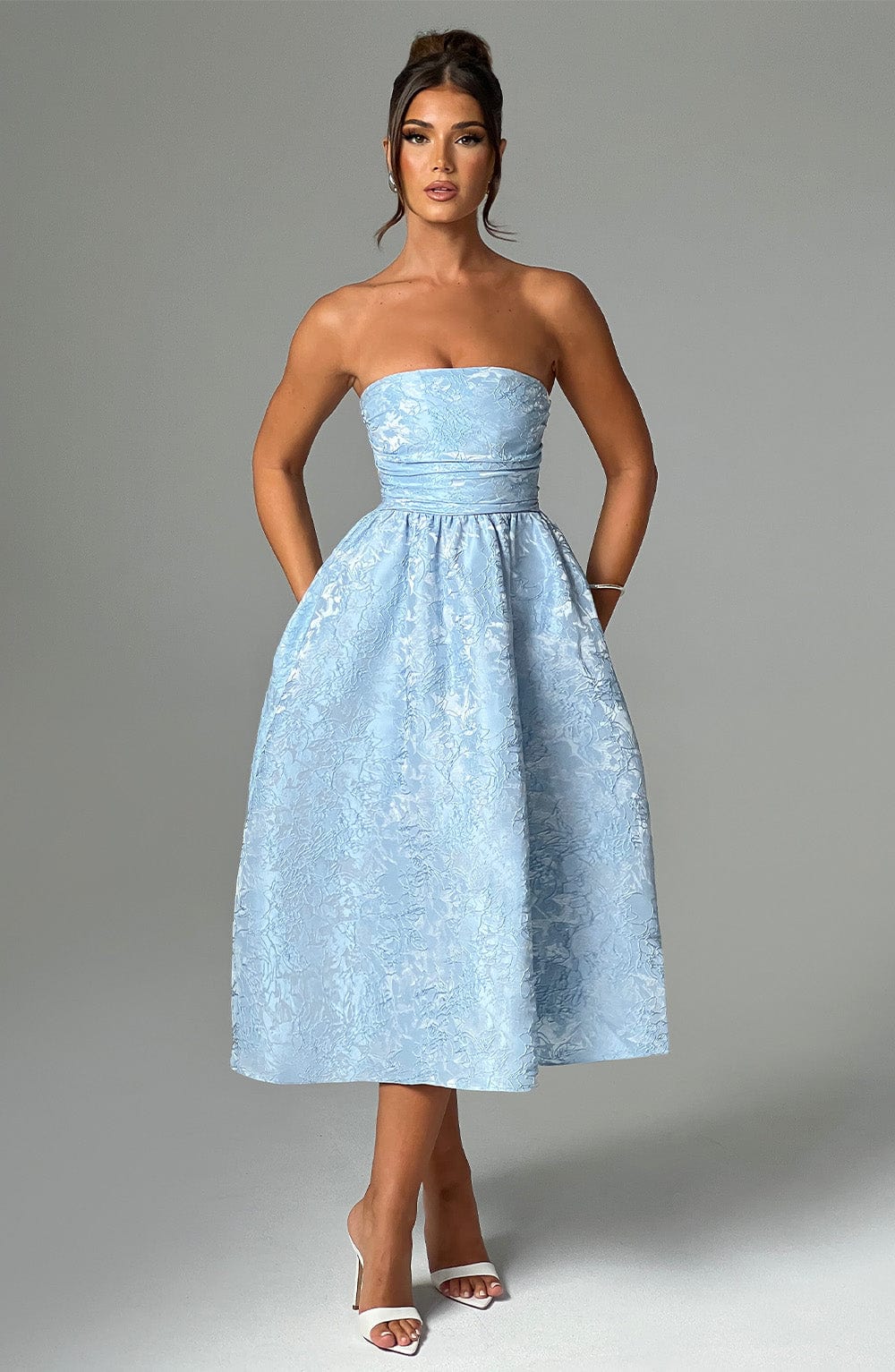 Saoirse Midi Dress Blue