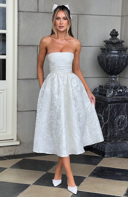 Saoirse Midi Dress Ivory