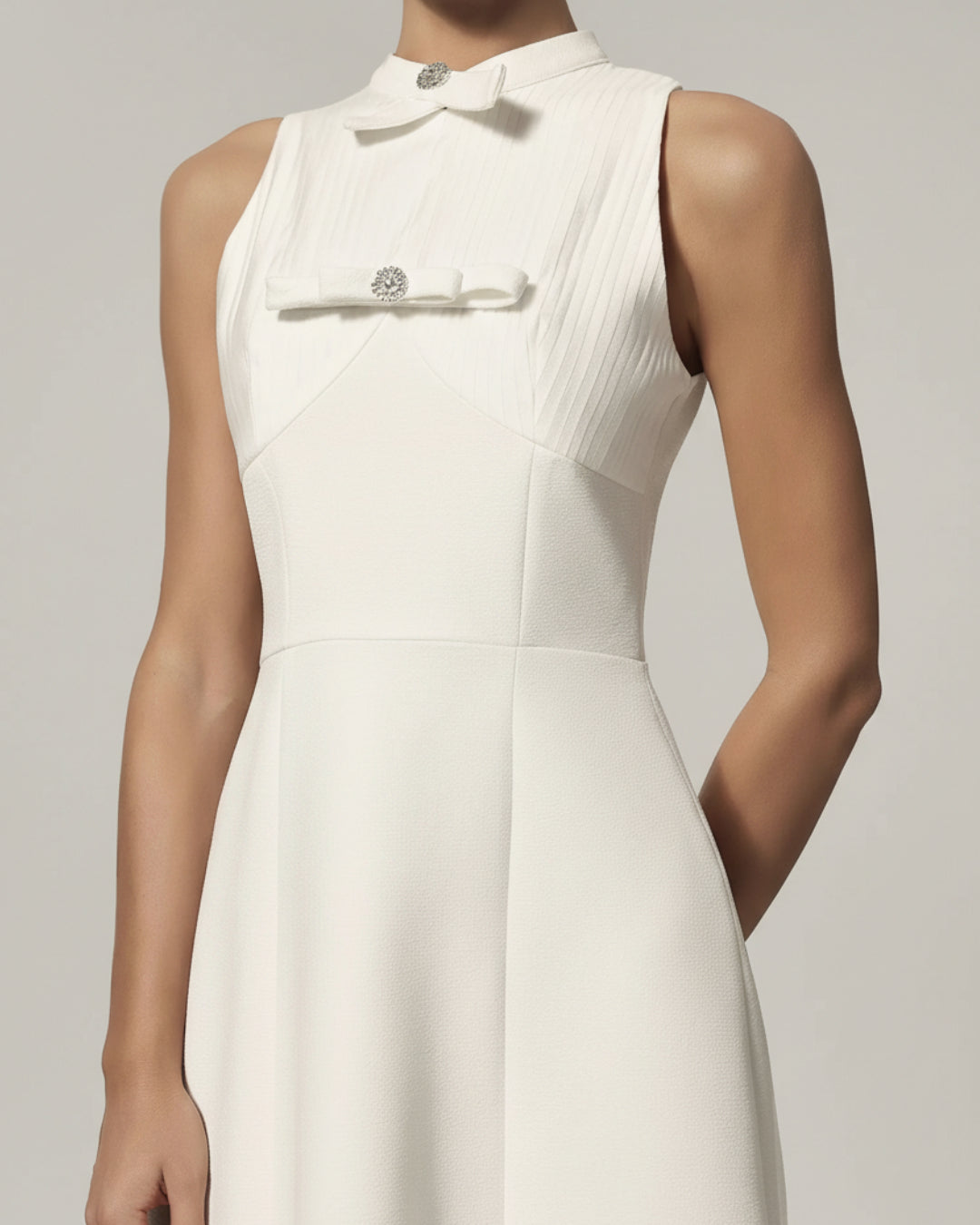 Saoirse Midi Dress White