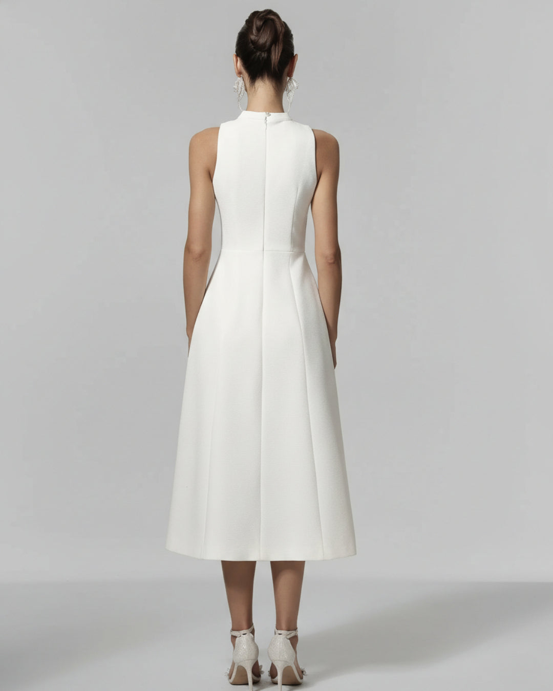 Saoirse Midi Dress White