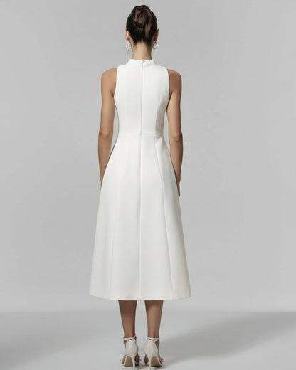 Saoirse Midi Dress White