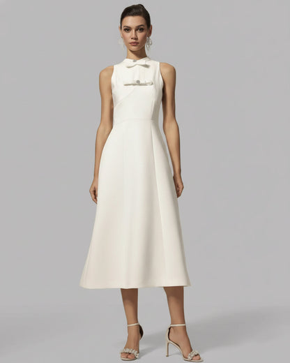 Saoirse Midi Dress White