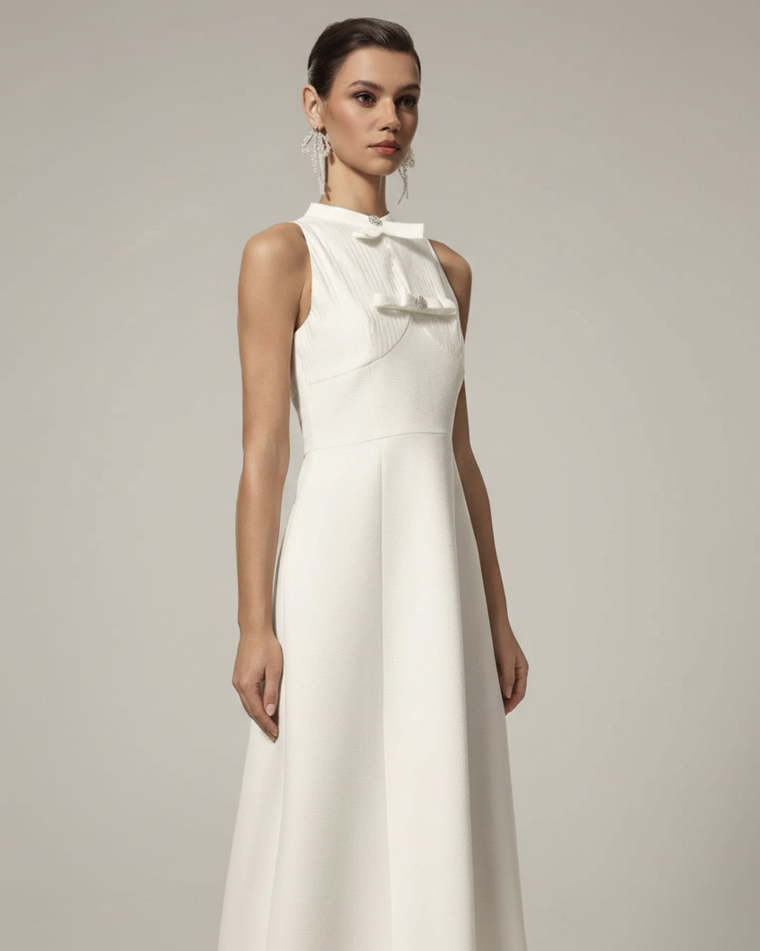 Saoirse Midi Dress White