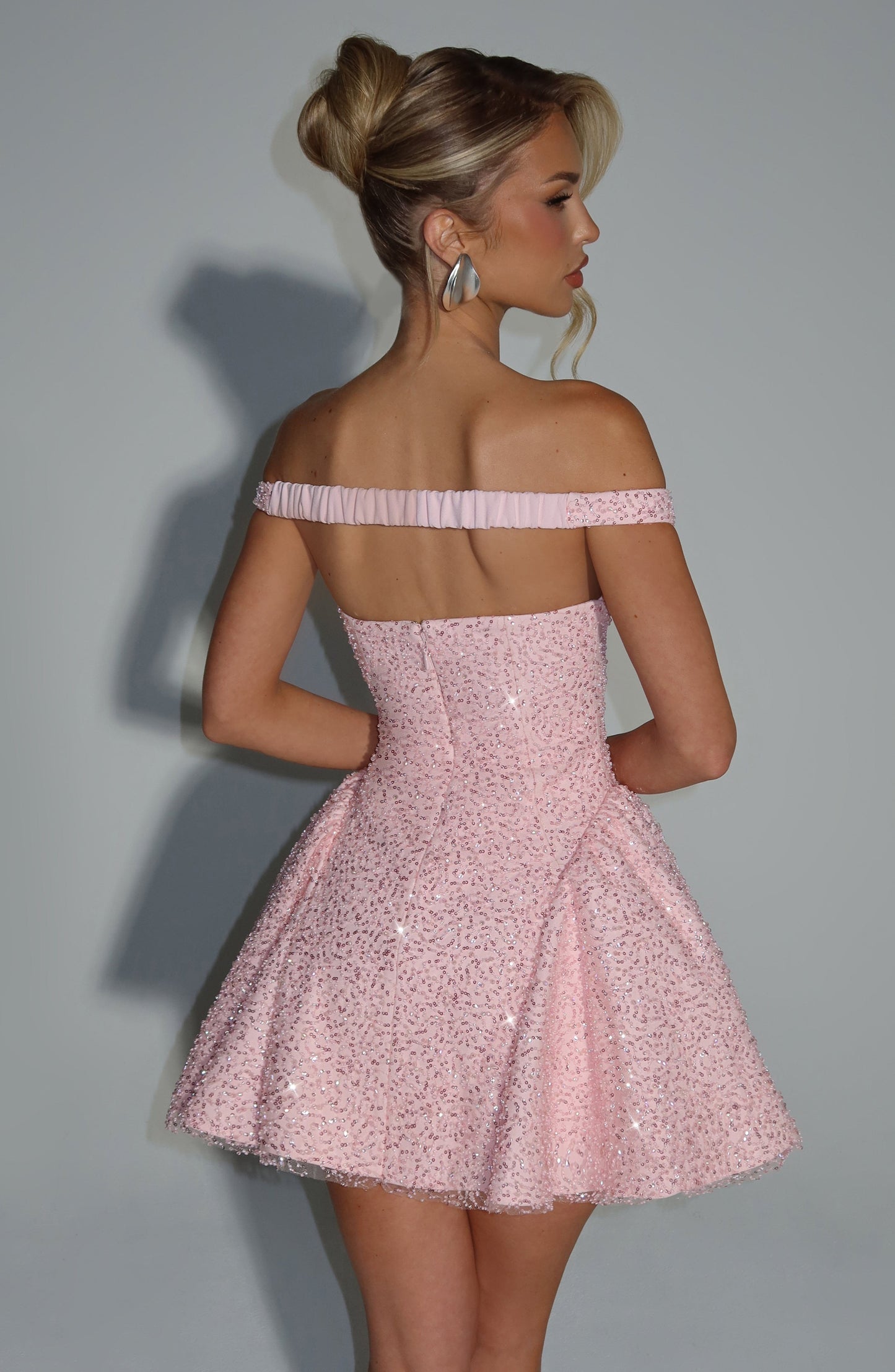 Sapphire Mini Dress Blush