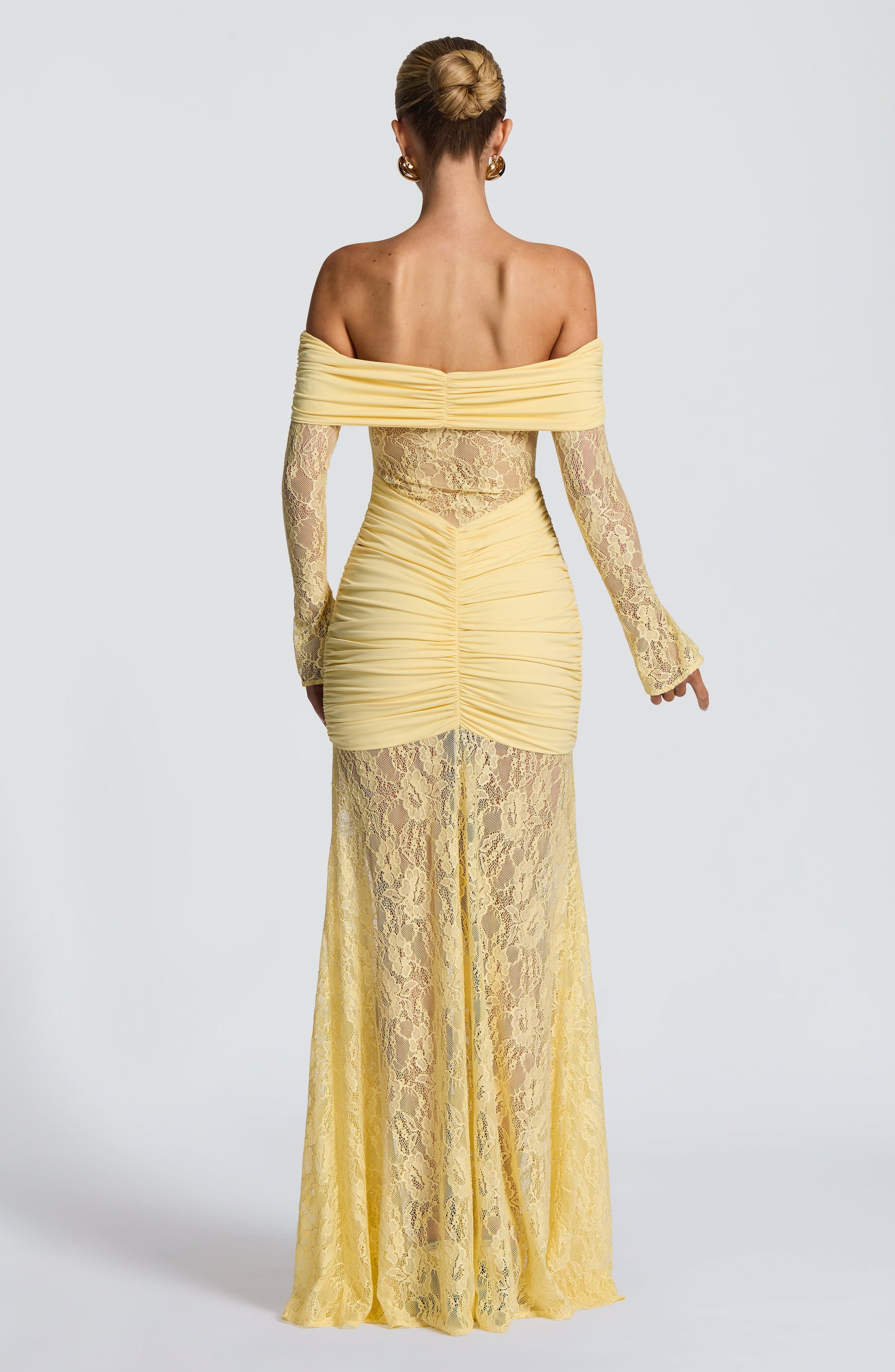 Sauline Maxi Dress Lemon