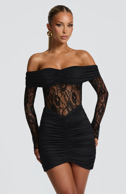 Sauline Mini Dress Black