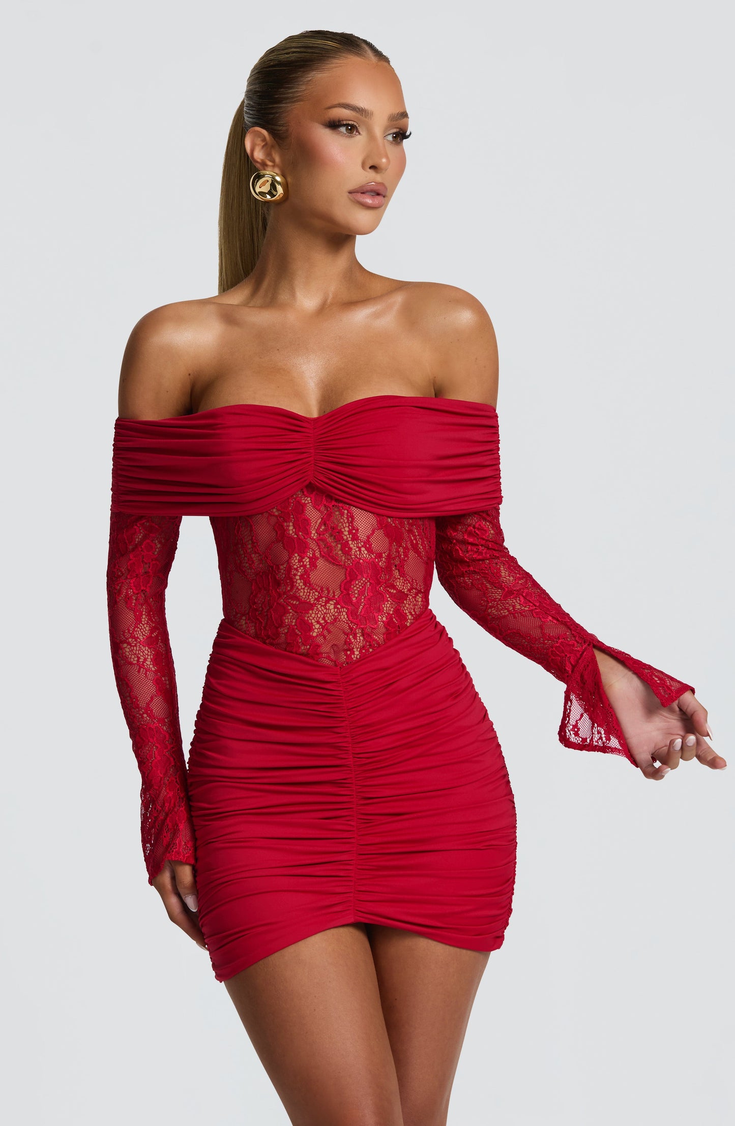 Sauline Mini Dress Red