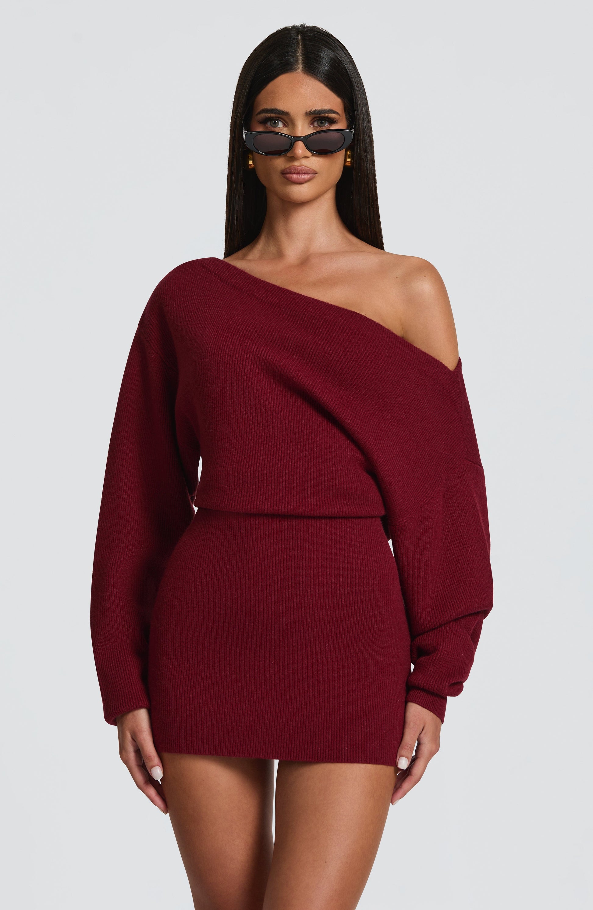 Sawyer Mini Dress Burgundy