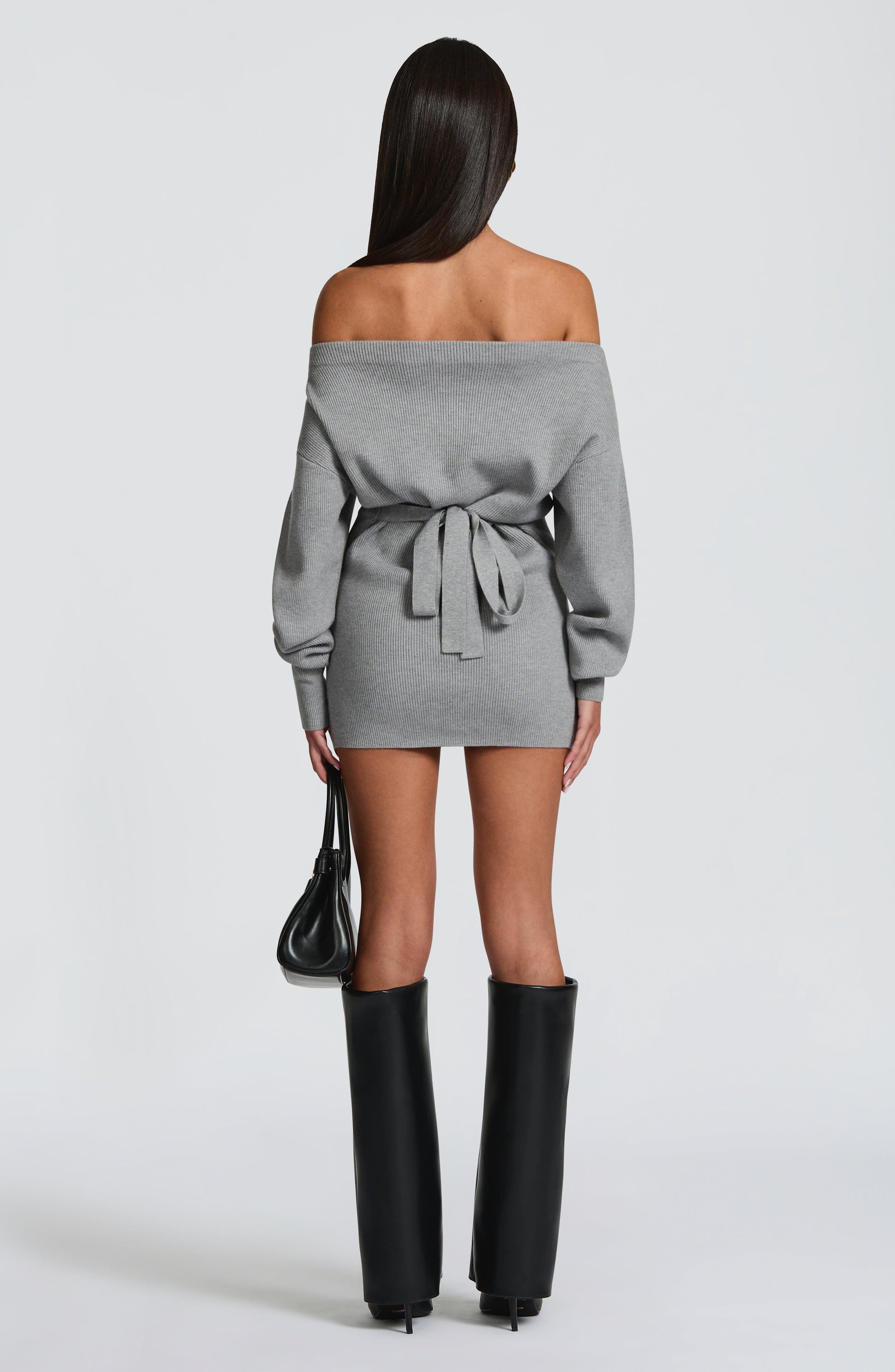 Sawyer Mini Dress Light Grey
