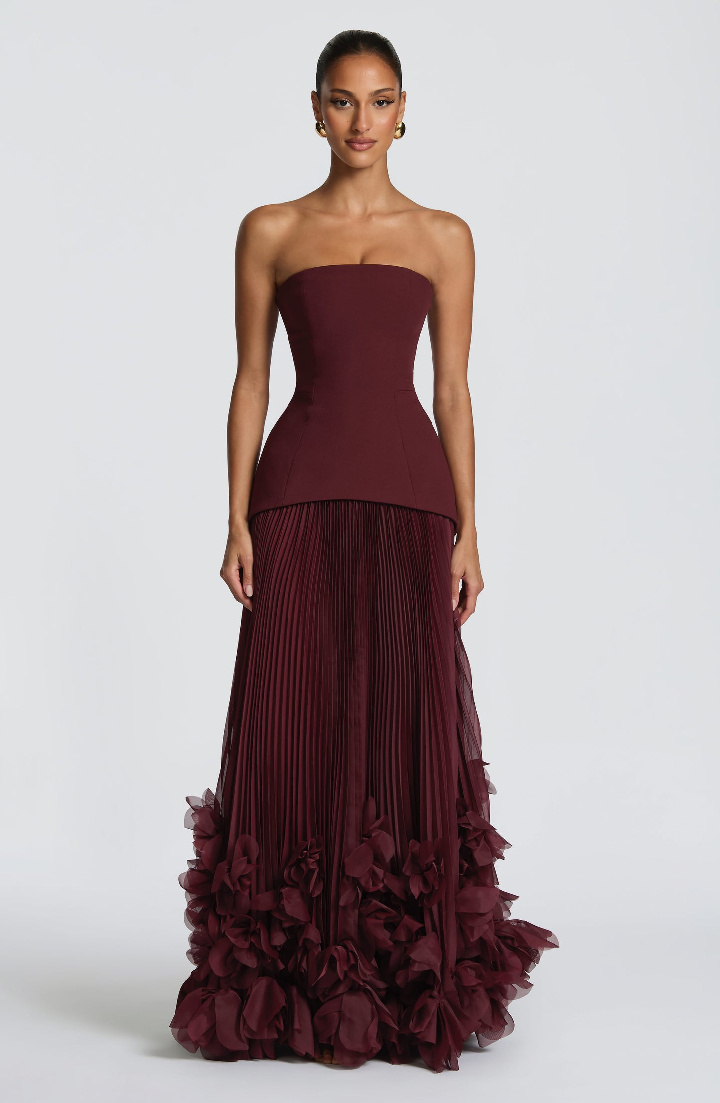 Seraphina Gown Cherry Lacquer