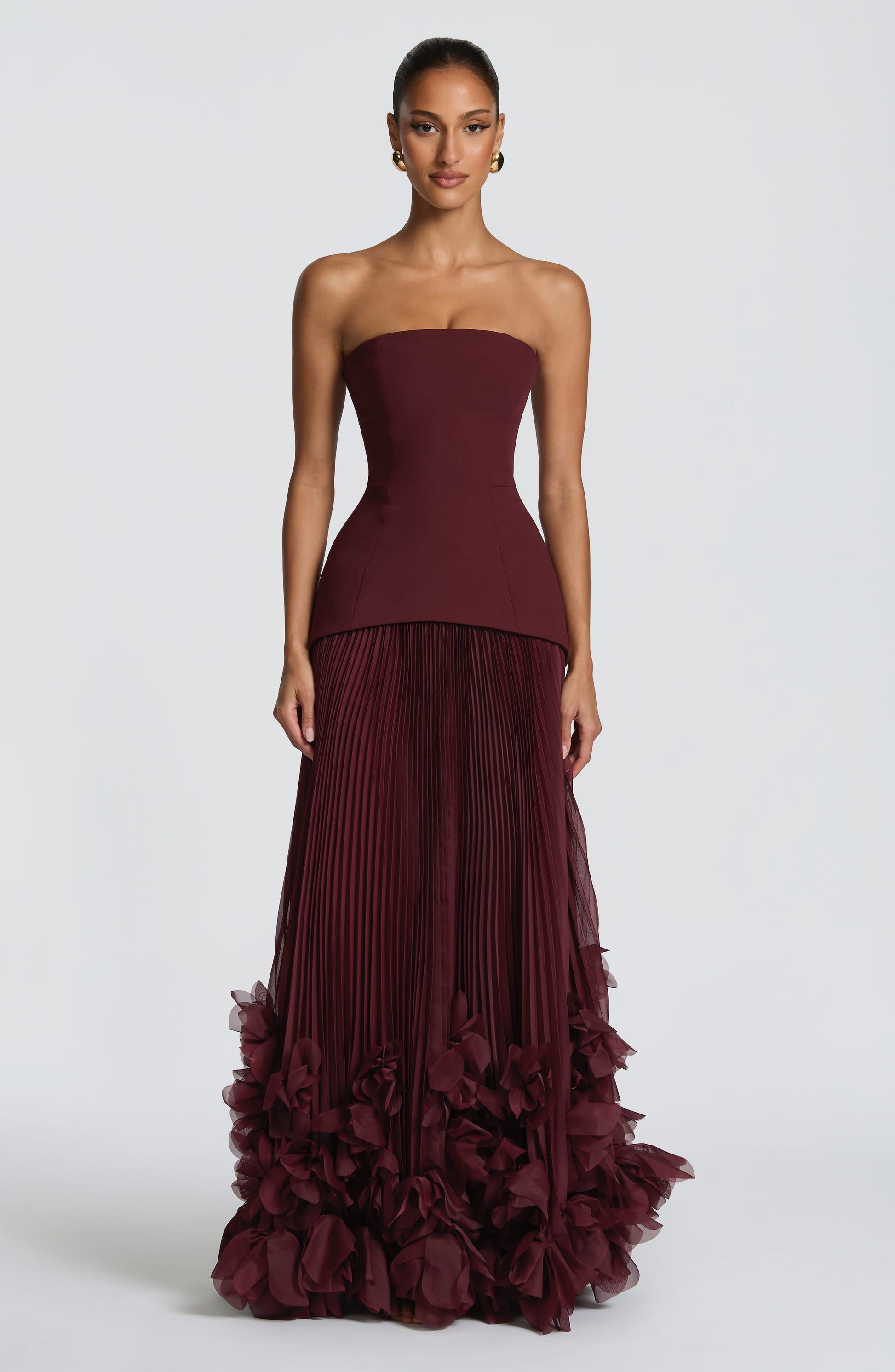 Seraphina Gown Cherry Lacquer