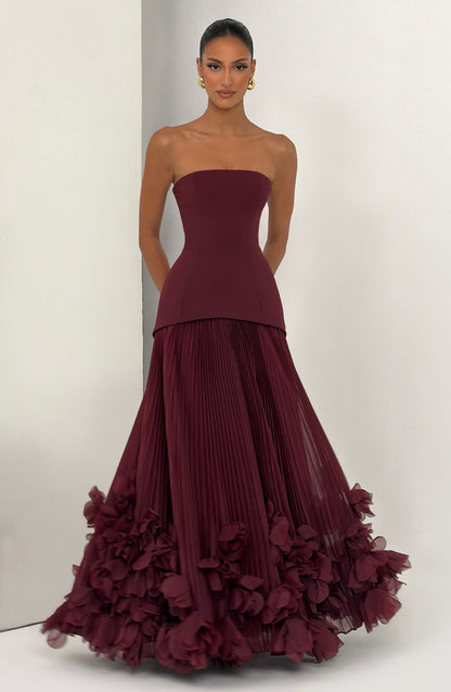 Seraphina Gown Cherry Lacquer