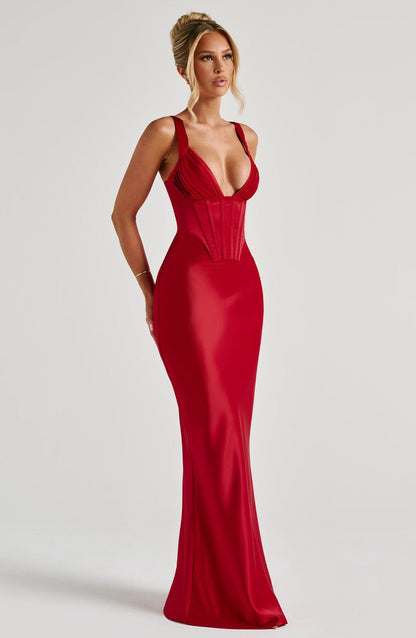 Shae Maxi Dress Red