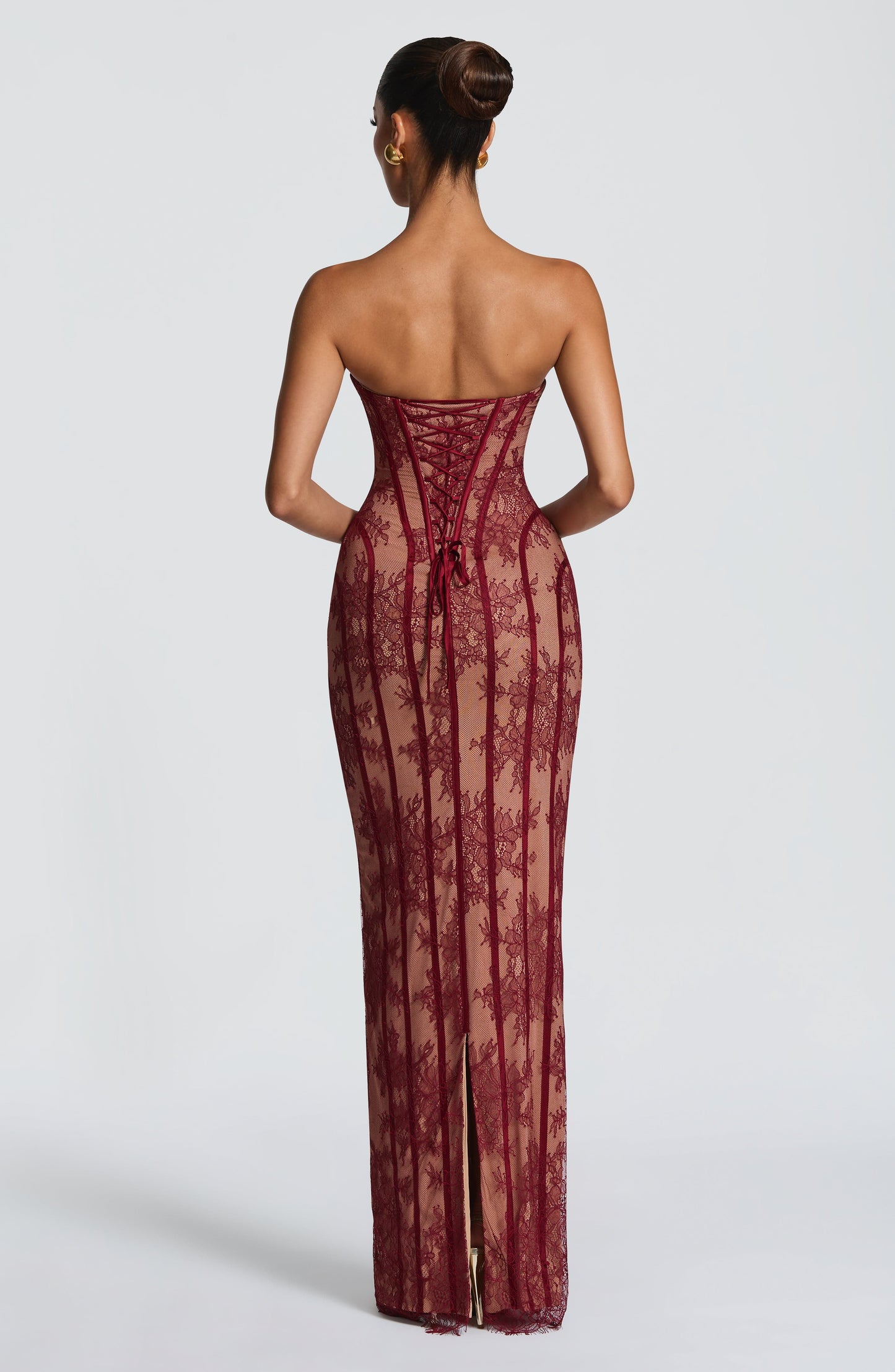 Sian Maxi Dress Burgundy