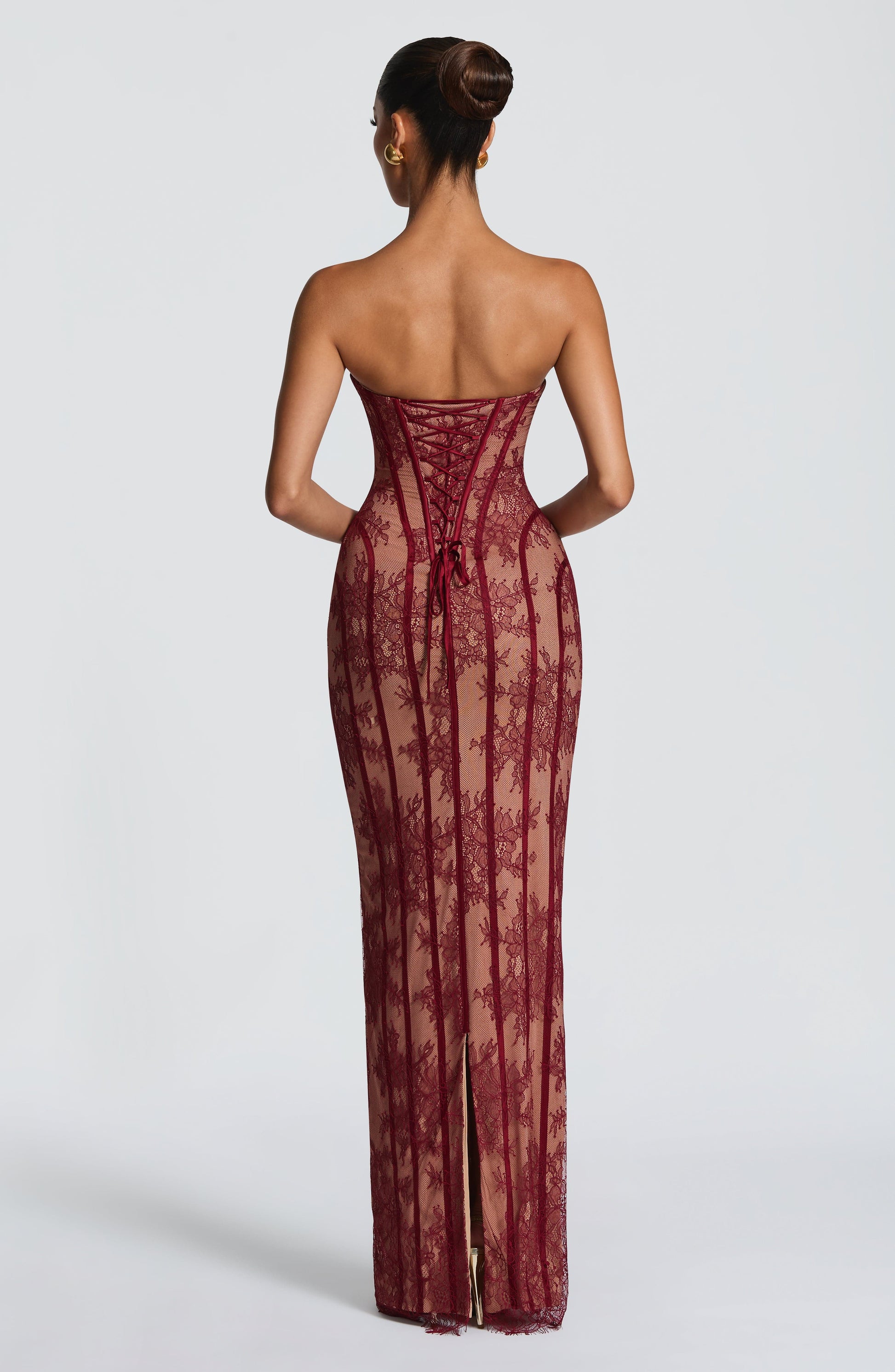 Sian Maxi Dress Burgundy