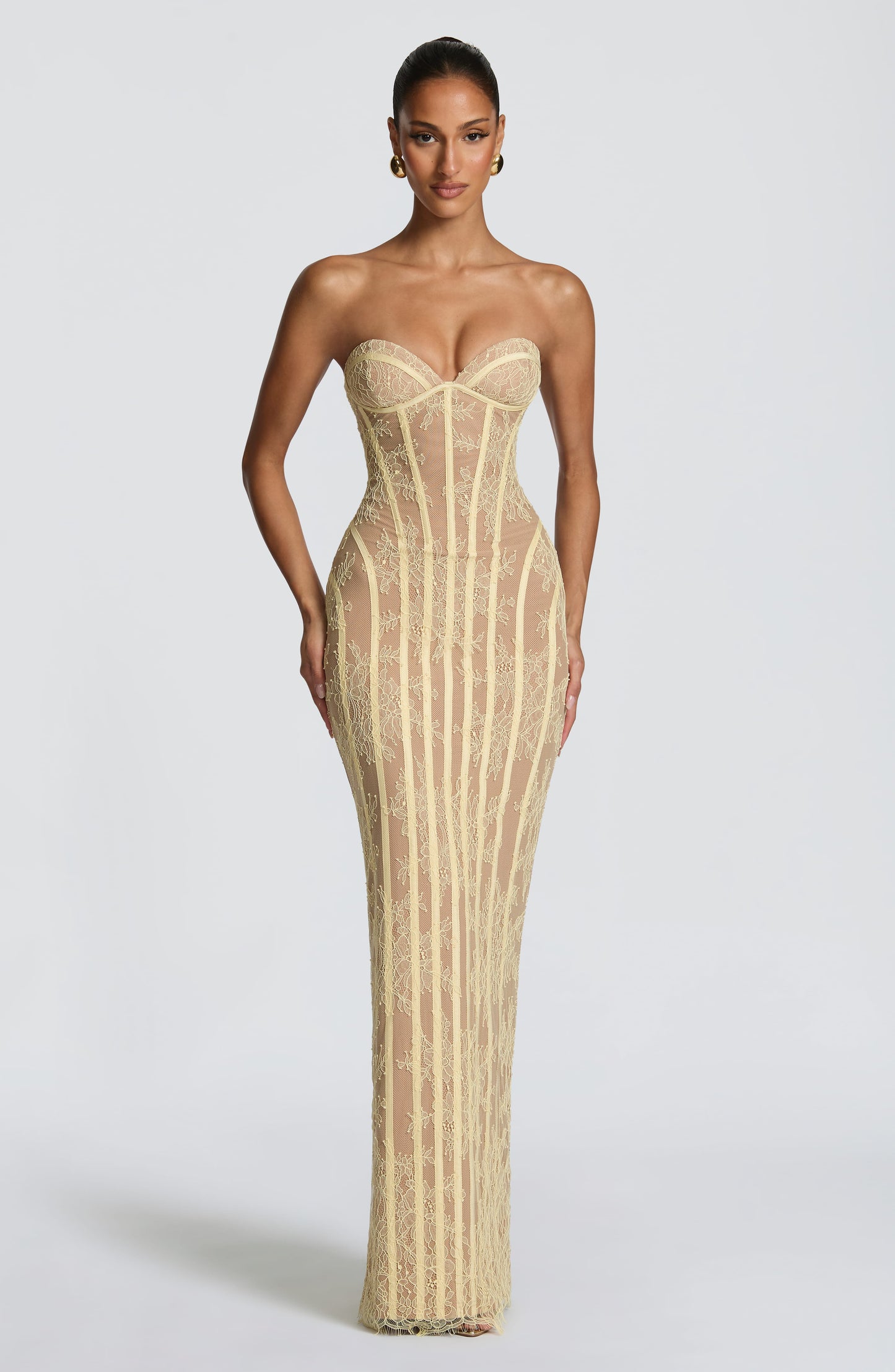 Sian Maxi Dress Lemon