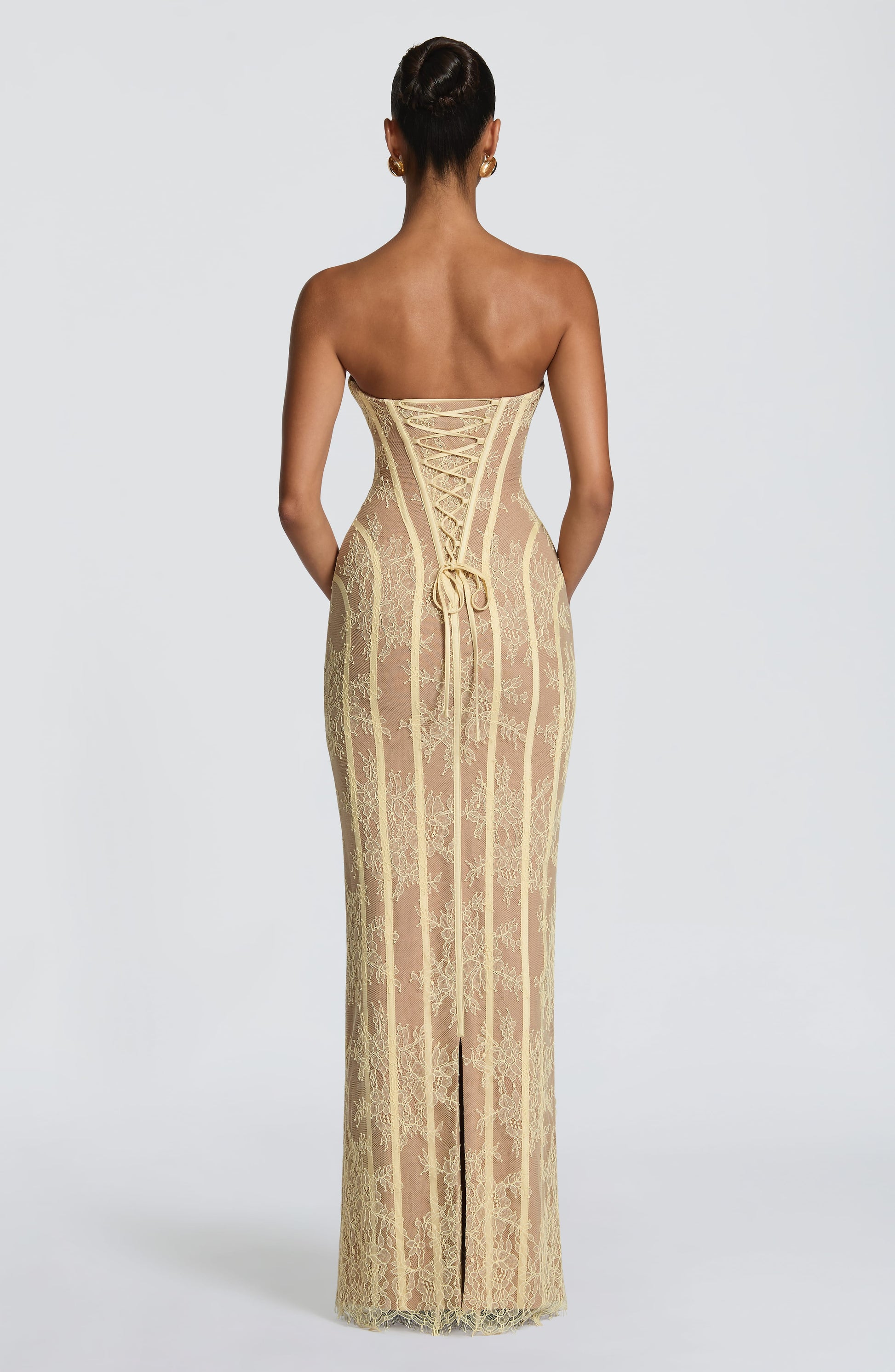 Sian Maxi Dress Lemon