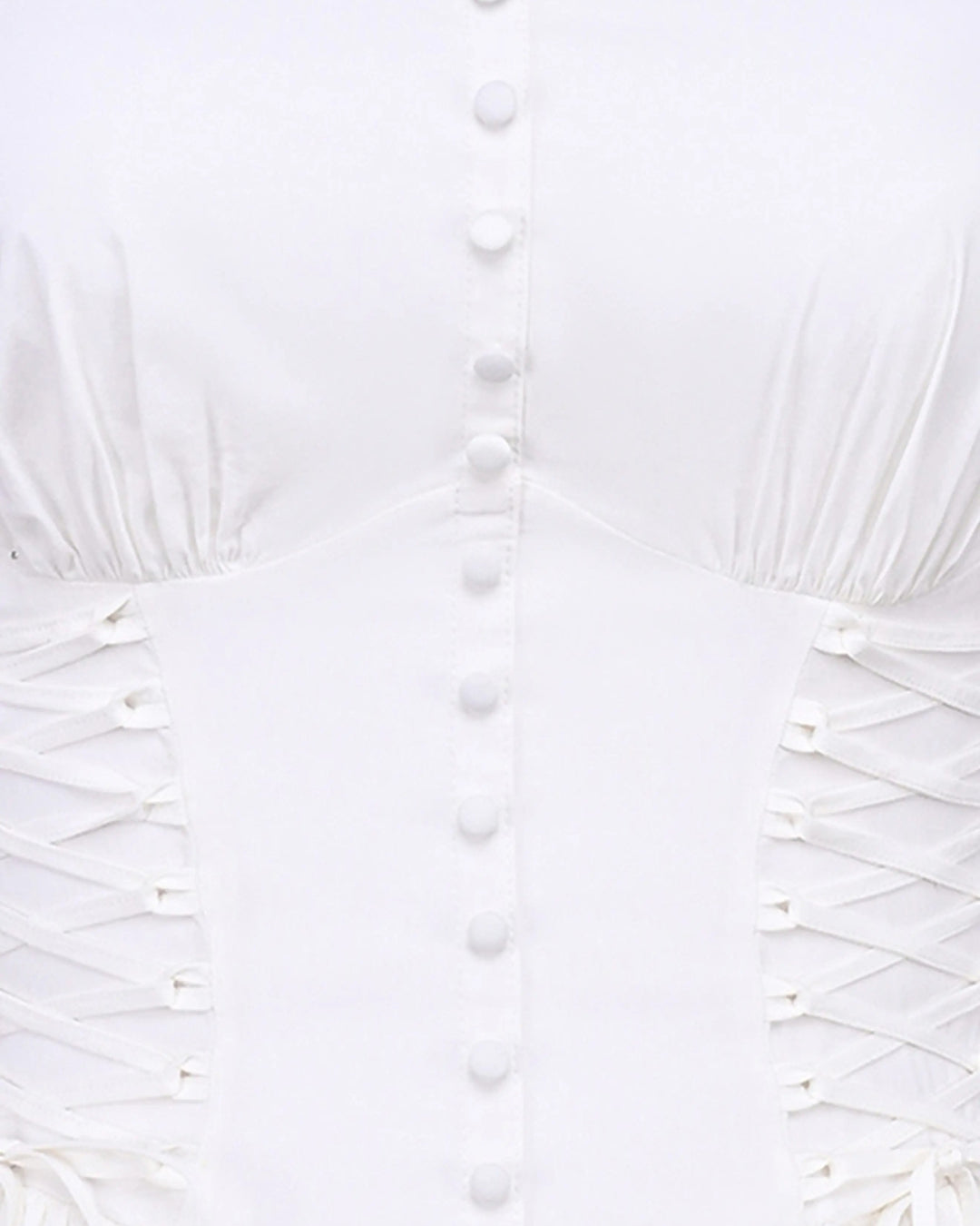 Sienna Cotton Midi Dress Ivory
