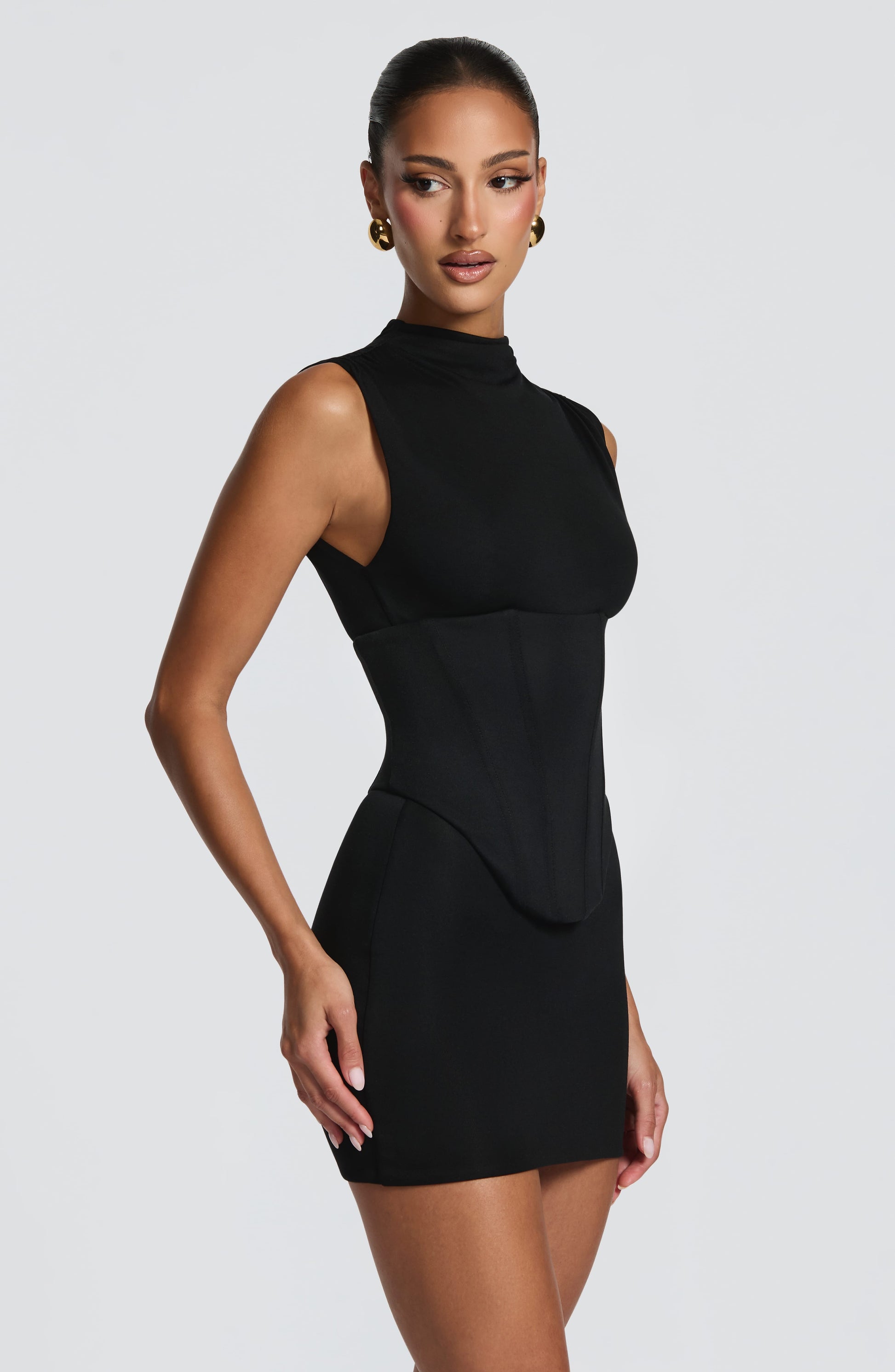 Soline Mini Dress Black