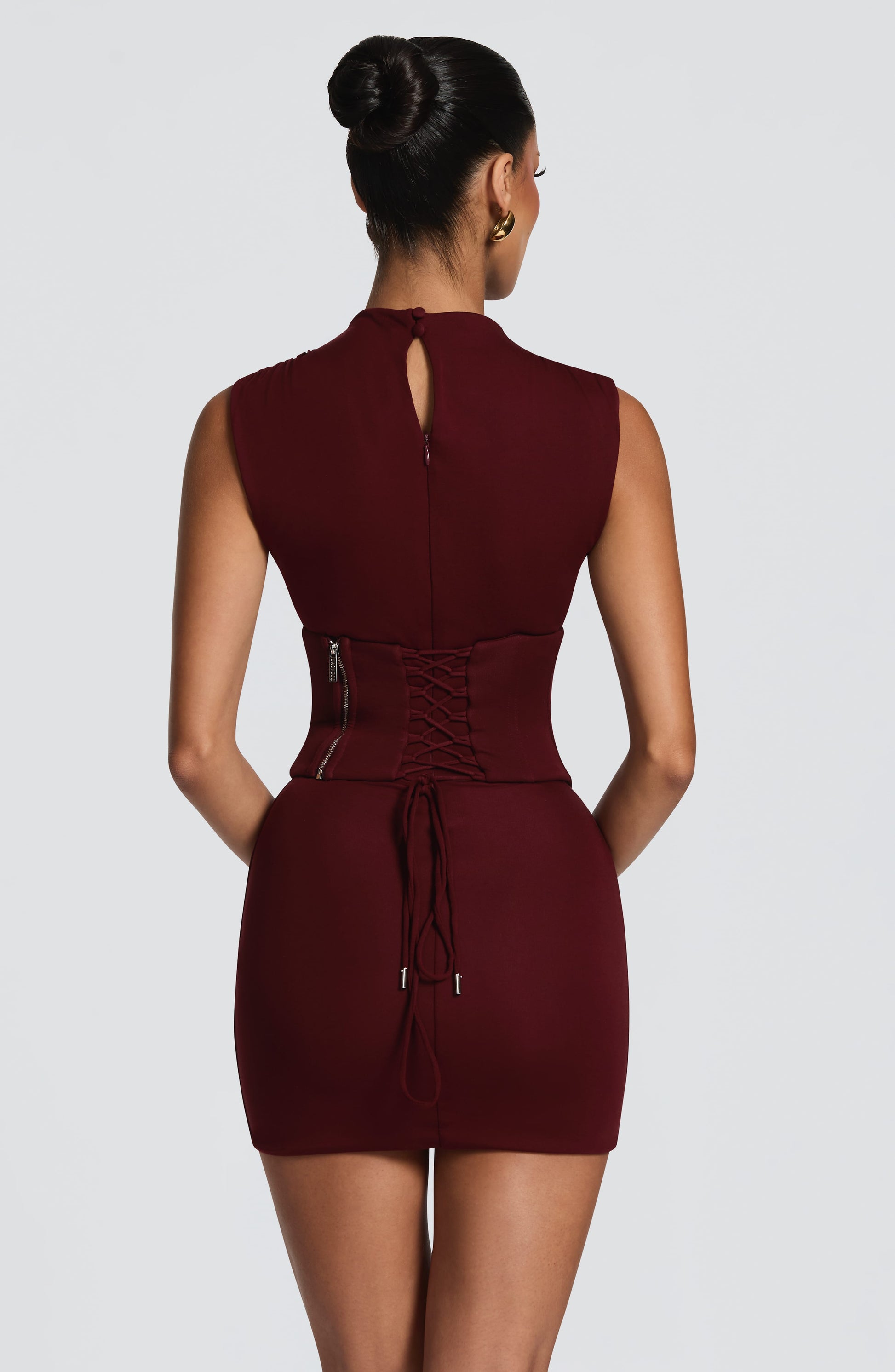 Soline Mini Dress Cherry Lacquer