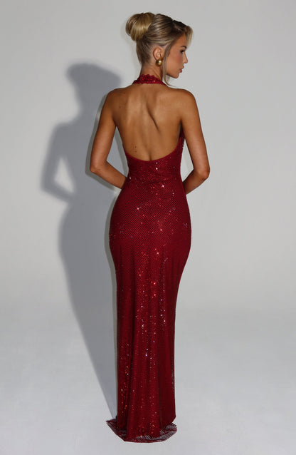 Starla Maxi Dress Wine