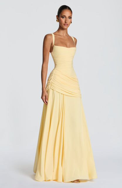 Sura Maxi Dress Lemon