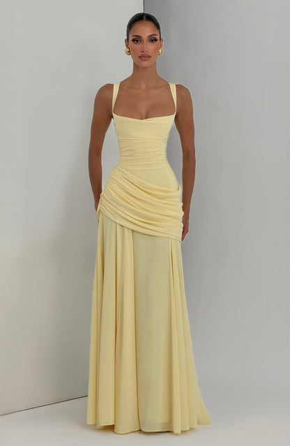 Sura Maxi Dress Lemon