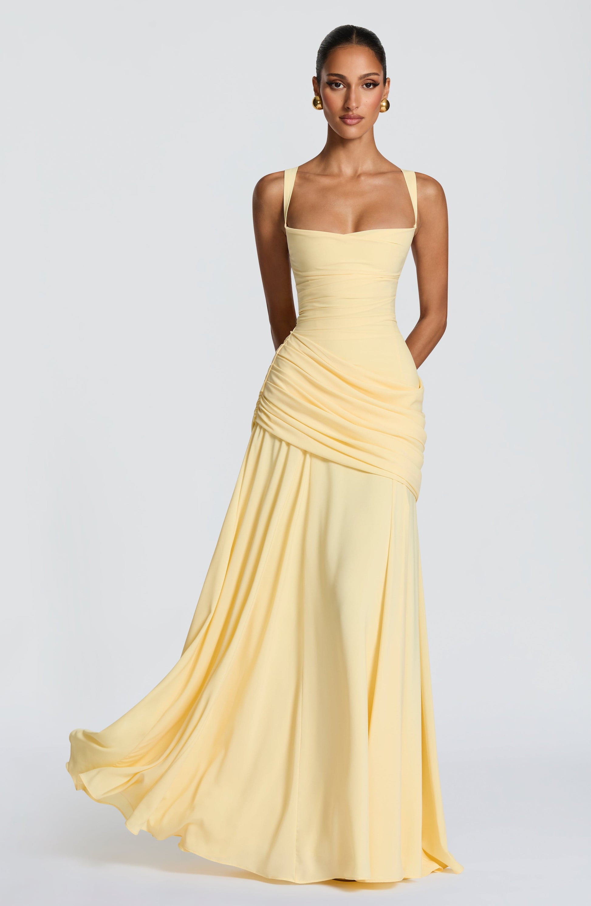 Sura Maxi Dress Lemon
