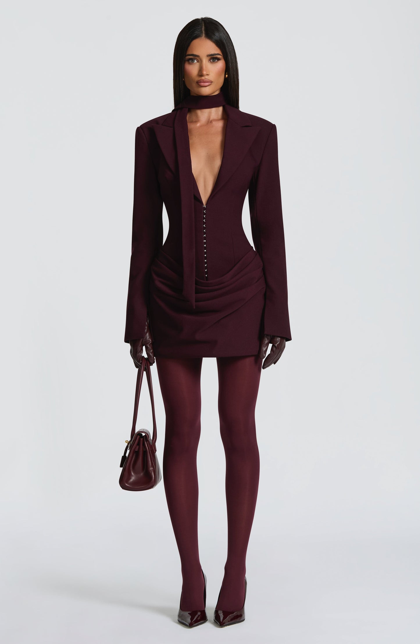 Susie Mini Dress Plum