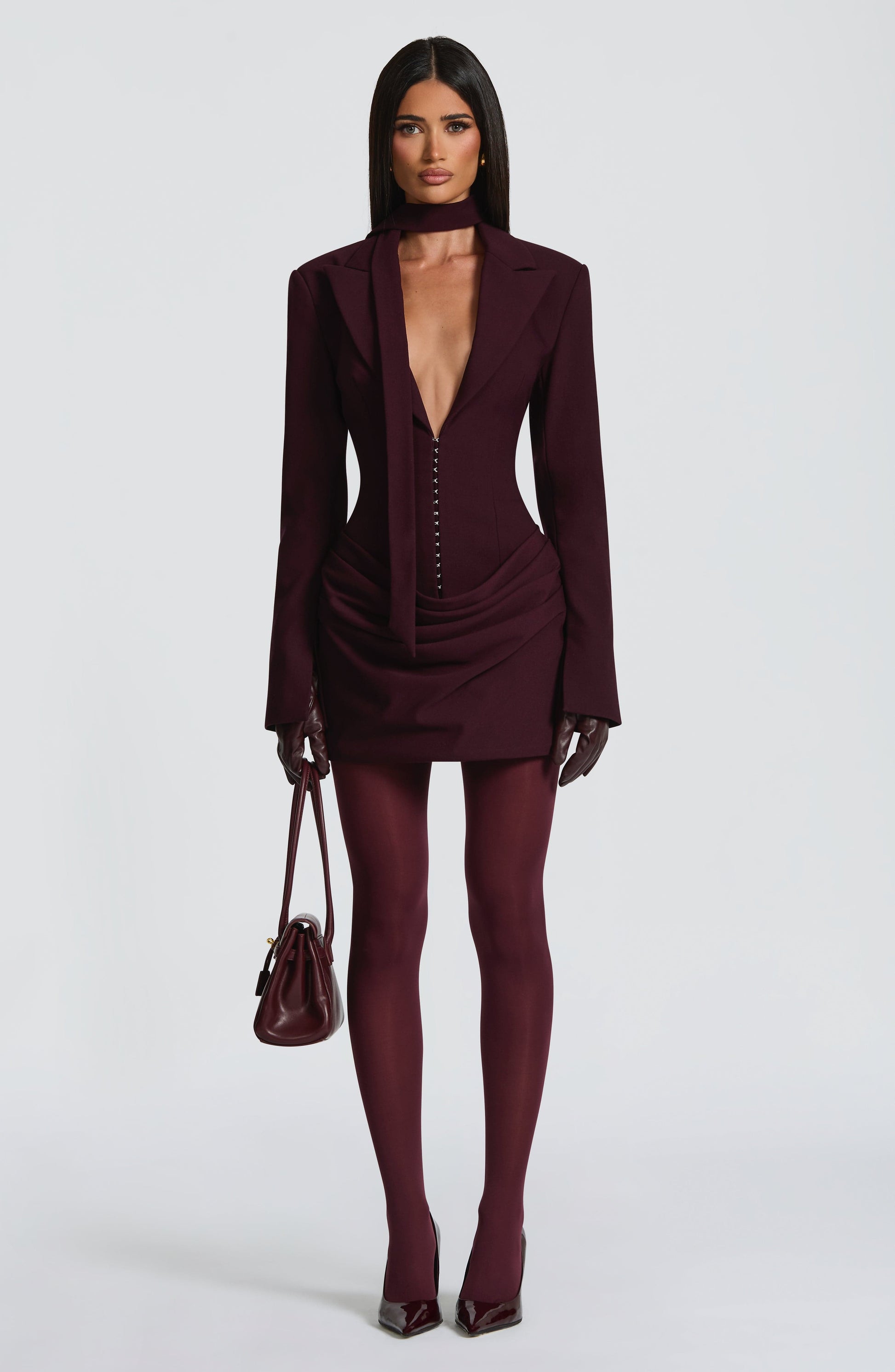 Susie Mini Dress Plum