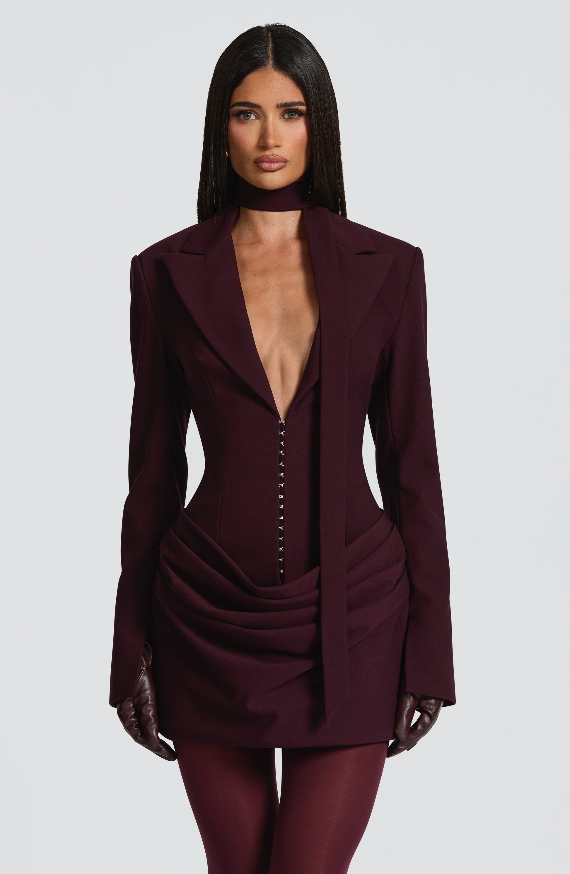 Susie Mini Dress Plum
