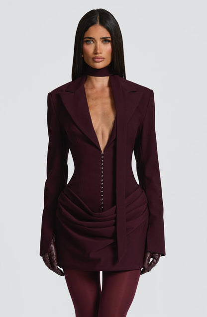 Susie Mini Dress Plum