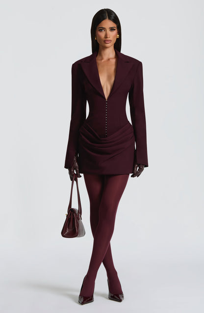Susie Mini Dress Plum