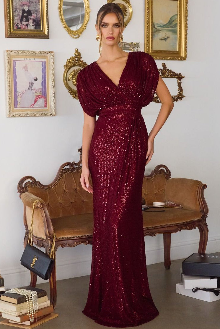 GENESIS SEQUIN FORMAL GOWN