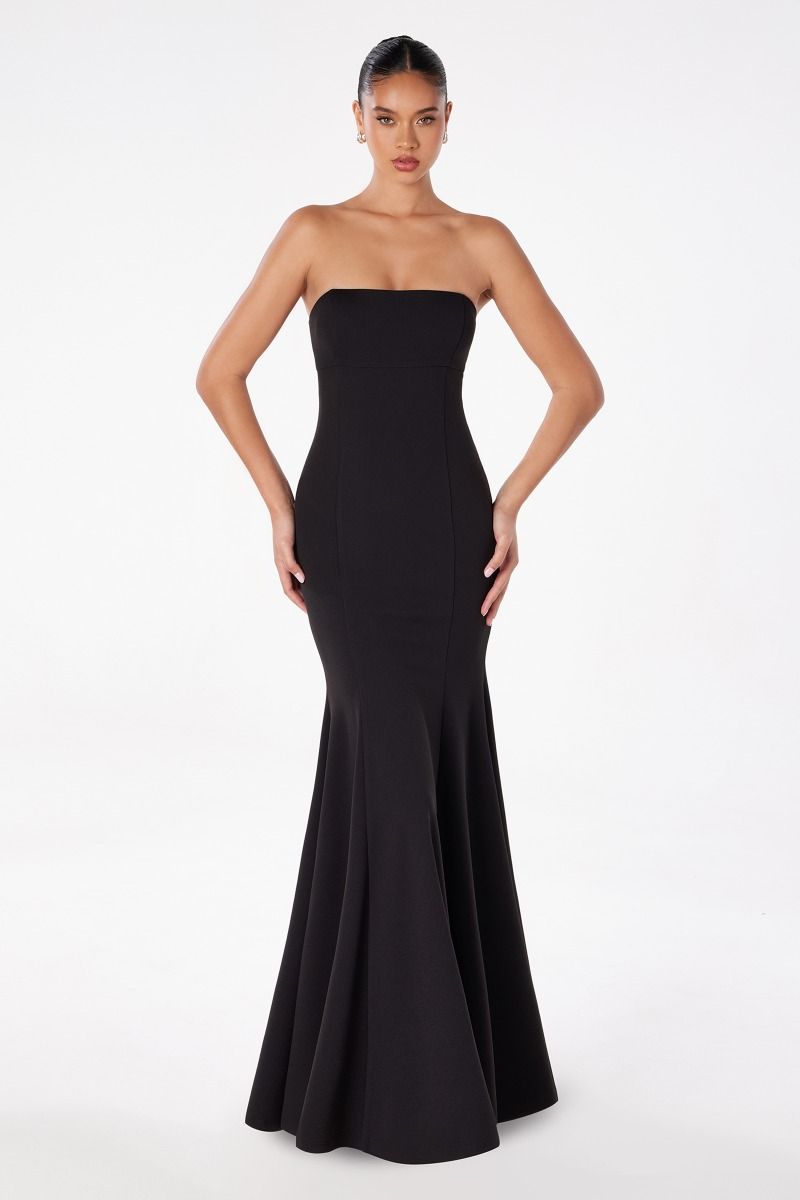 Poppy Maxi Dress Strapless Fitted Dress