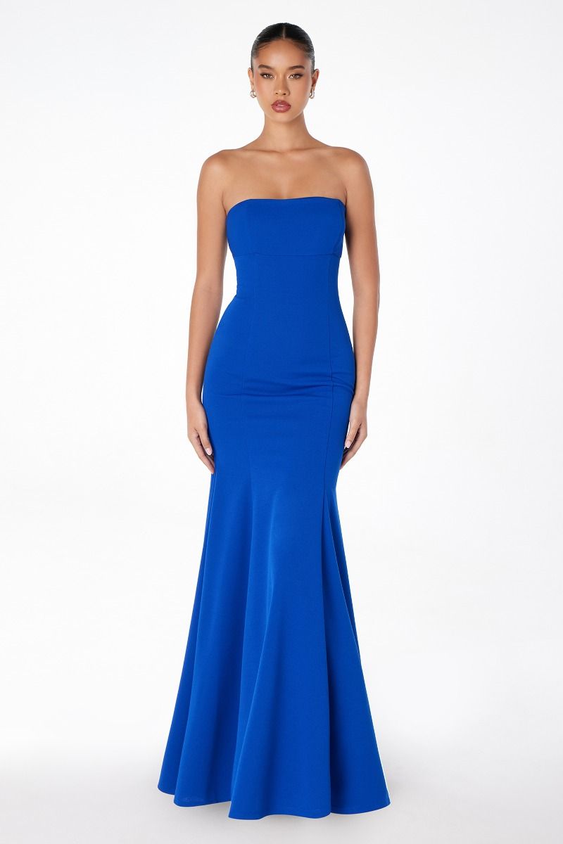Poppy Maxi Dress Strapless Fitted Dress