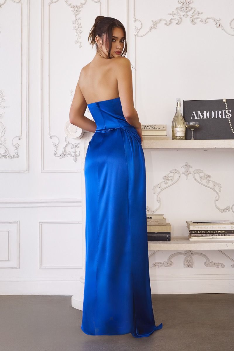 Greyson Gown Strapless Satin Dress