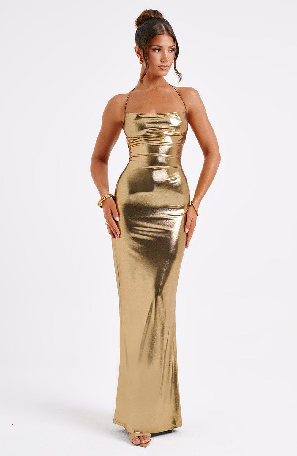 Talisa Maxi Dress Gold