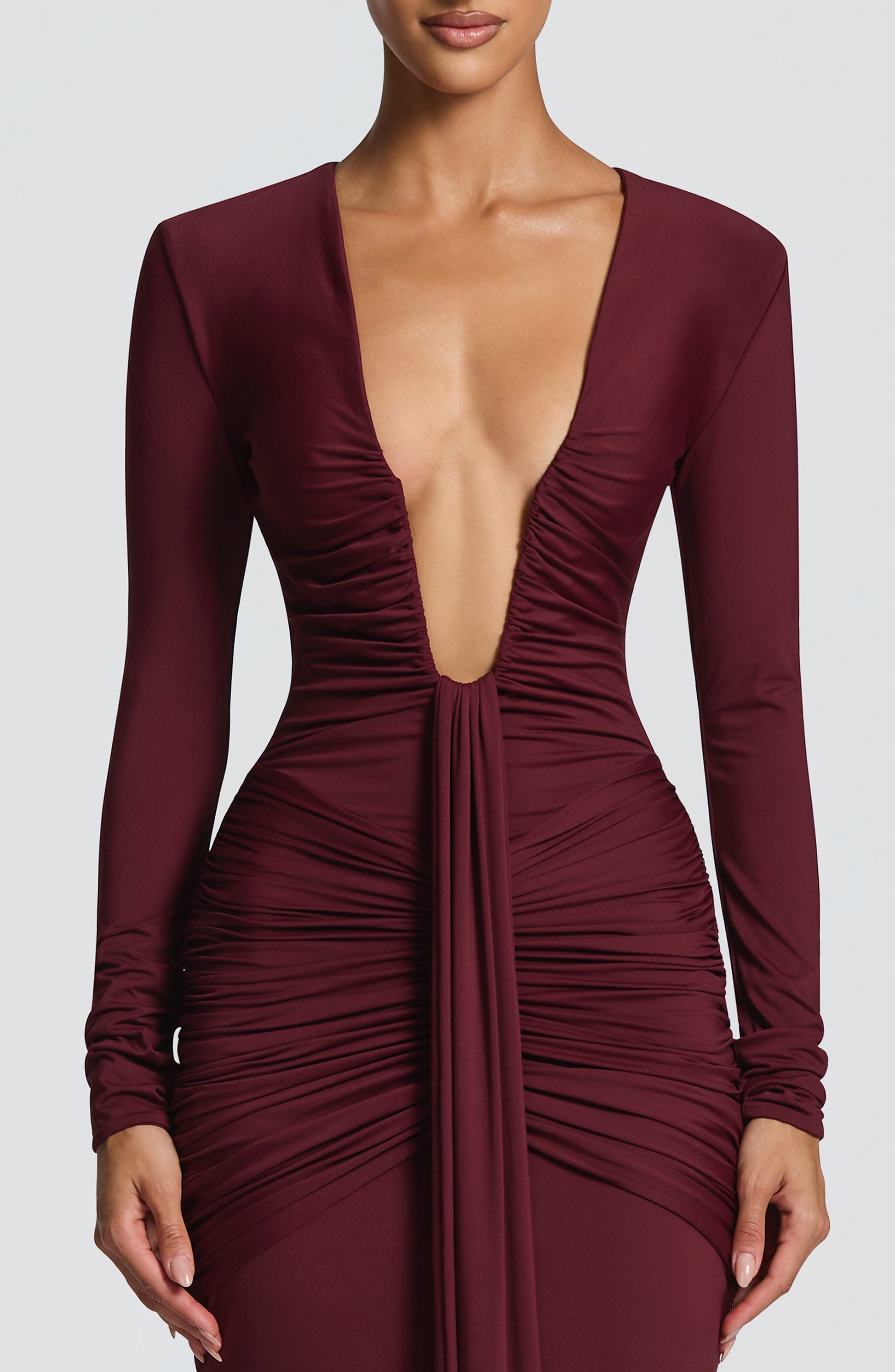 Tara Maxi Dress Cherry Lacquer