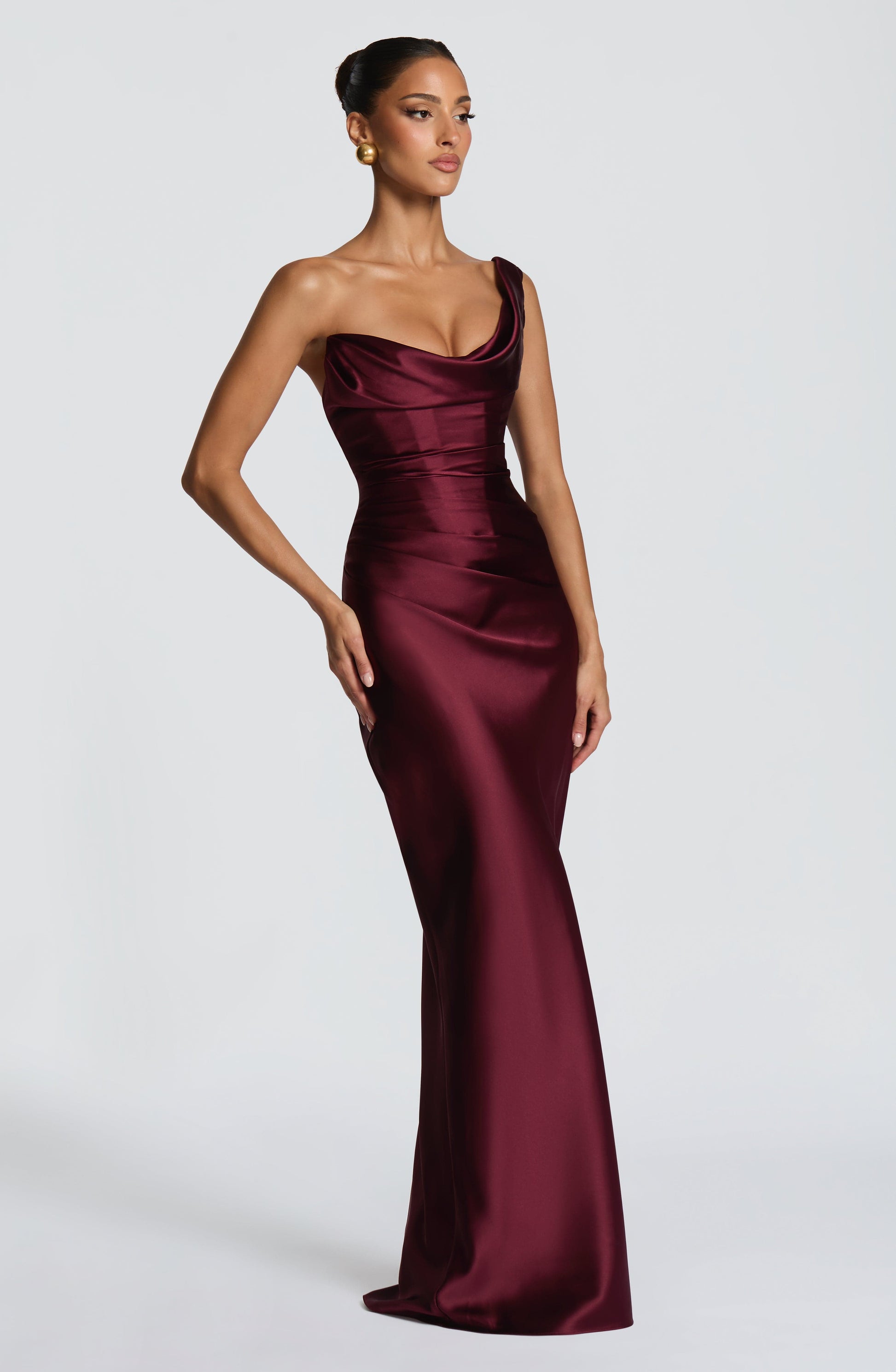 Thalassa Maxi Dress Cherry Lacquer