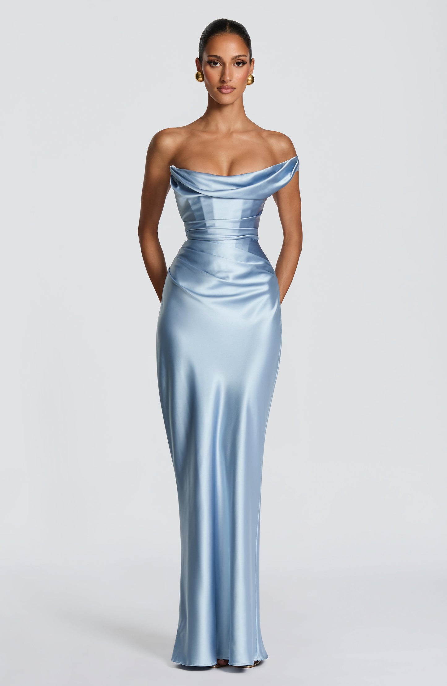 Thalassa Maxi Dress Glacier Blue