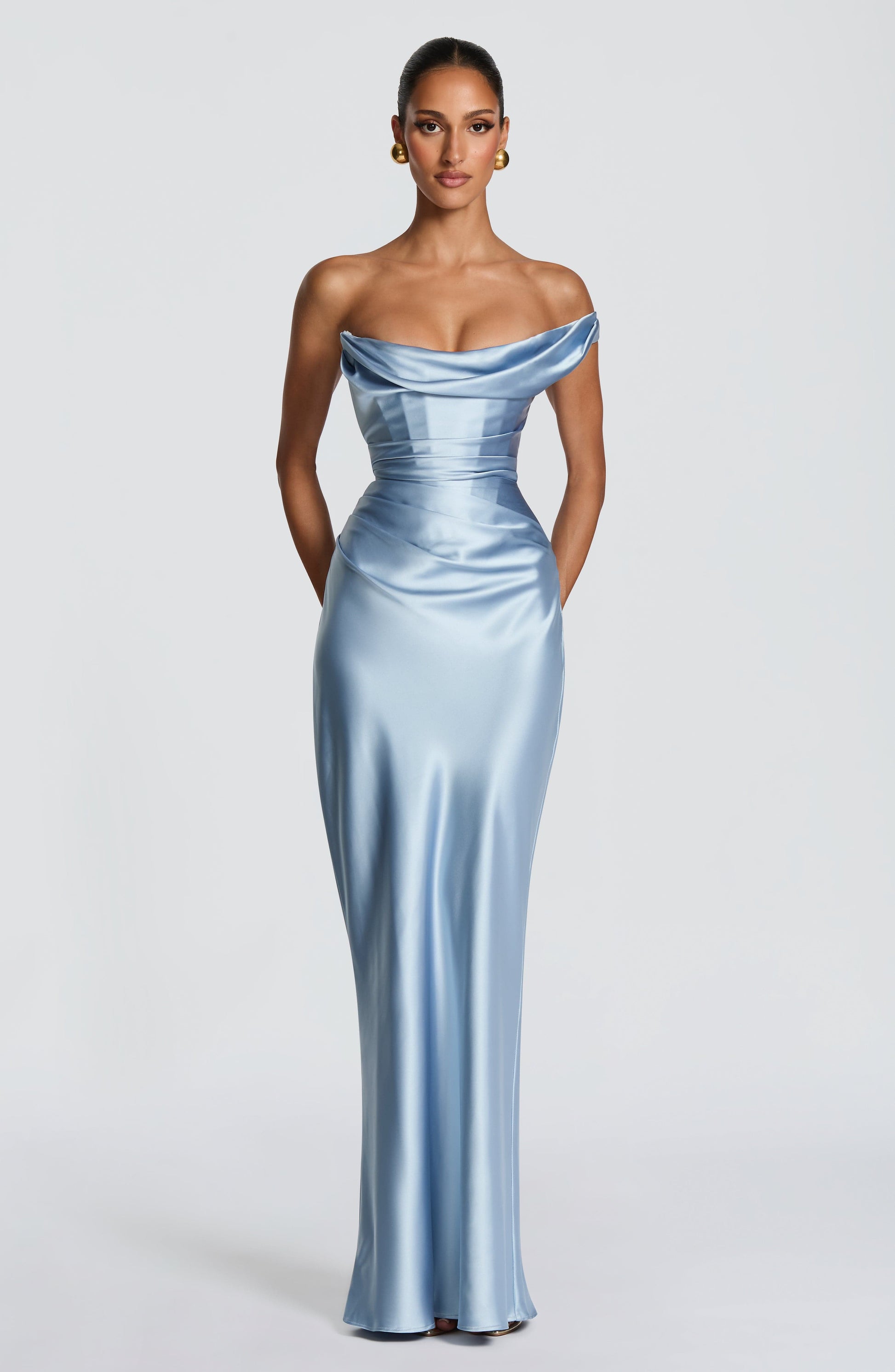 Thalassa Maxi Dress Glacier Blue