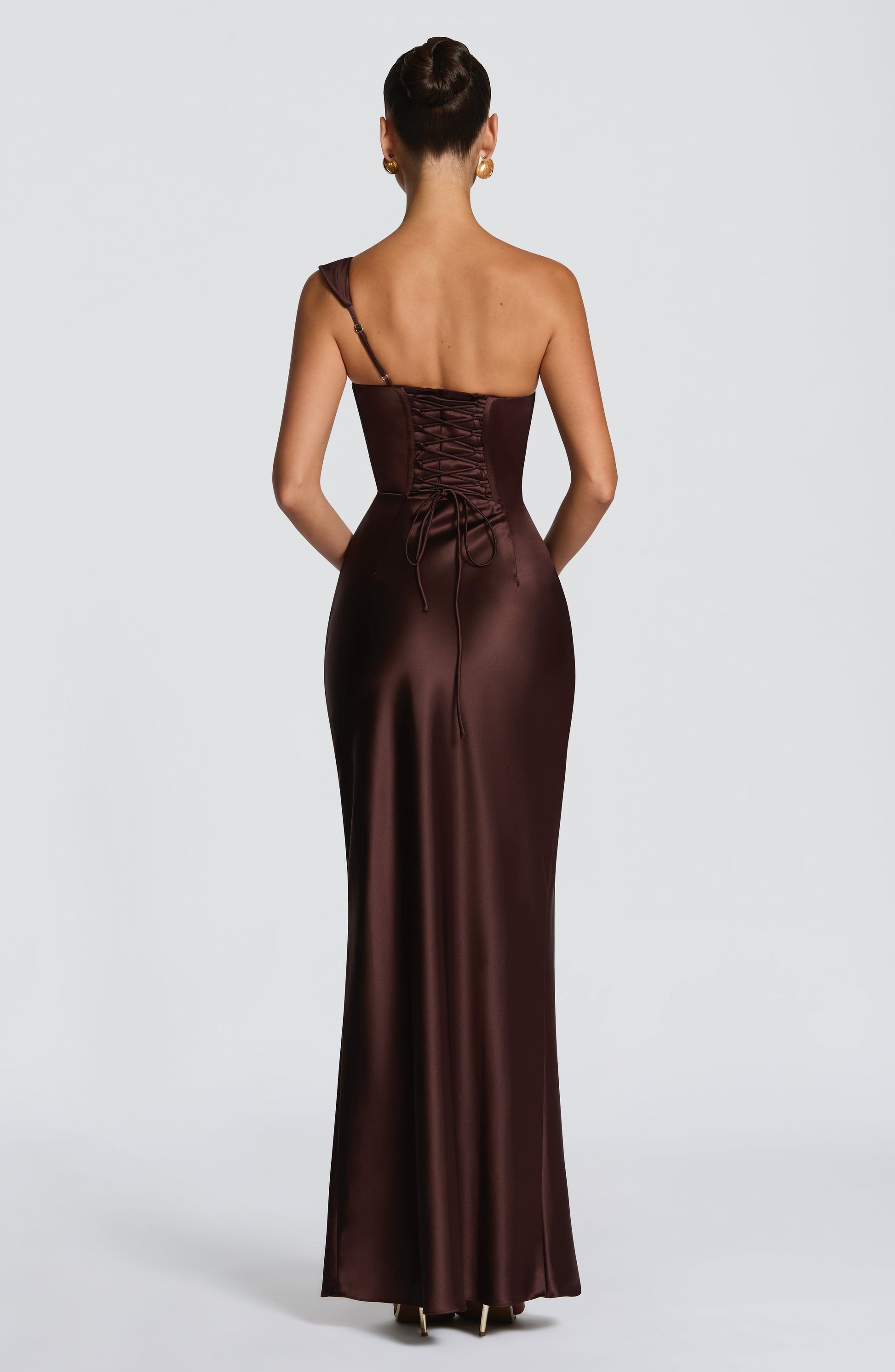 Thalassa Maxi Dress Plum Brown