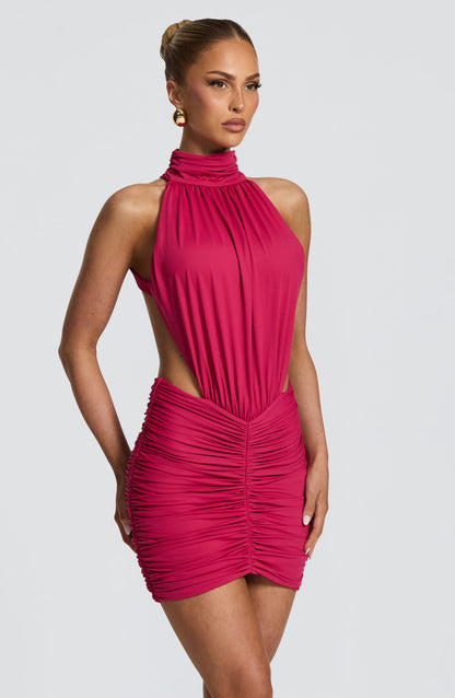 Thekla Mini Dress Raspberry