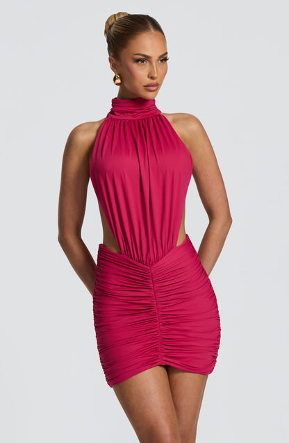 Thekla Mini Dress Raspberry