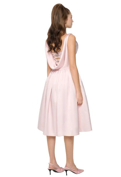 Tiffany Midi Dress Soft Pink